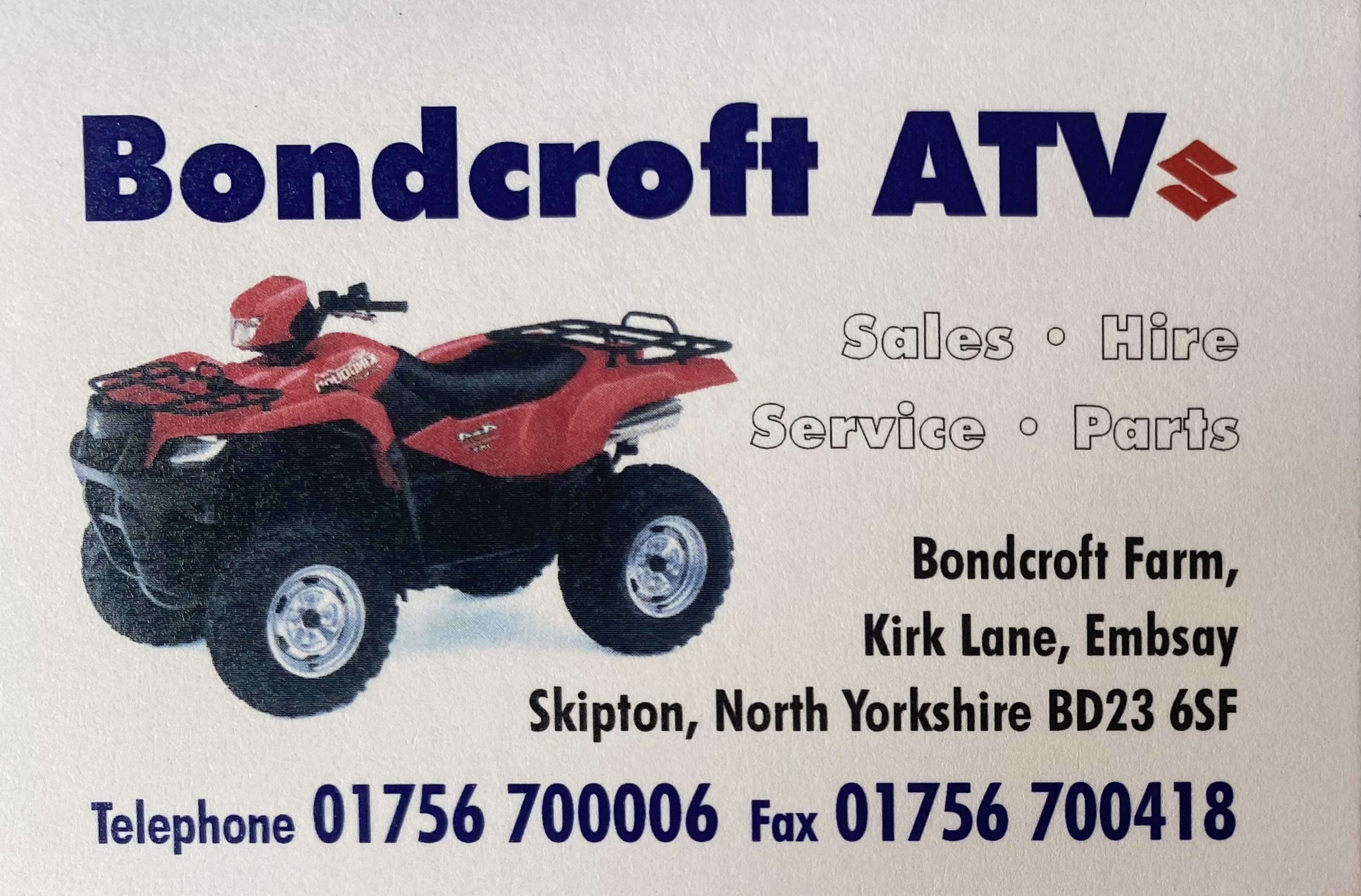 Bondcroft ATVs Sponsor the British Cross Country Championship 2021
